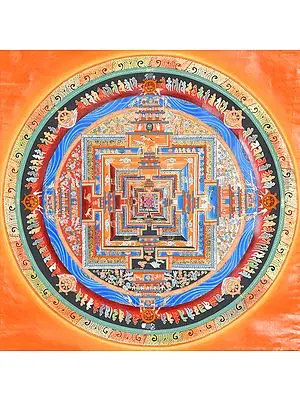 Tibetan Buddhist Kalachakra Mandala