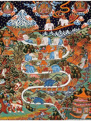 The Nine Progressive Stages of Mental Development (According to Shamatha Meditation Practice)