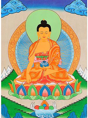 Tibetan Buddhist God Shakyamuni Buddha