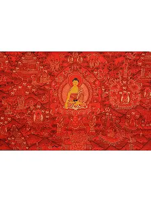 Buddha and Scenes of His Life