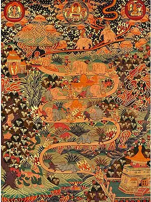 The Nine Progressive Stages of Mental Development (According to Shamatha Meditation Practice) -Tibetan Buddhist