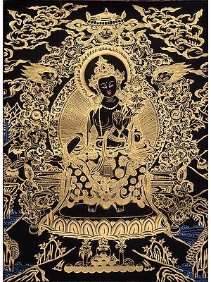 Tibetan Buddhist Goddess  Maitreya Buddha