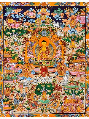 Scenes From The Life of Buddha -Tibetan Buddhist