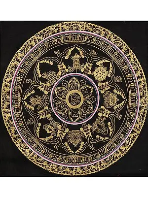 Om Mandala with Astamandala