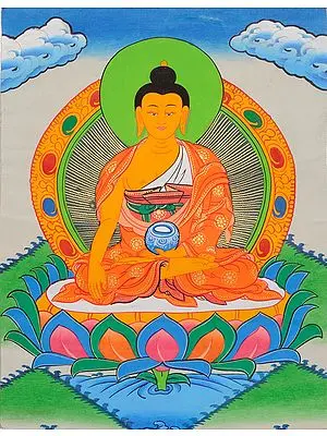 Lord Buddha in the Bhumisparsha Mudra