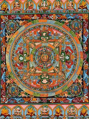 Buddha Mandala -Tibetan Buddhist