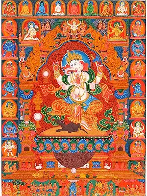 Newari Ganesha (Tibetan Buddhist Respresent)