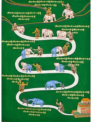 The Nine Progressive Stages of Mental Development (According to Tibetan Buddhist Shamatha Meditation Practice)