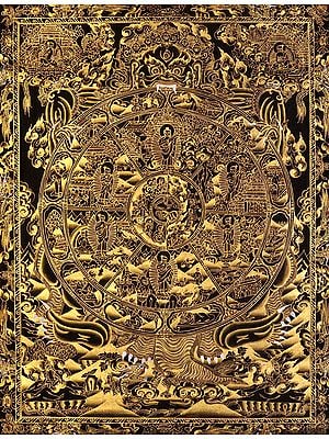 The Wheel of Life (Tibetan Buddhist Bhavachakra)