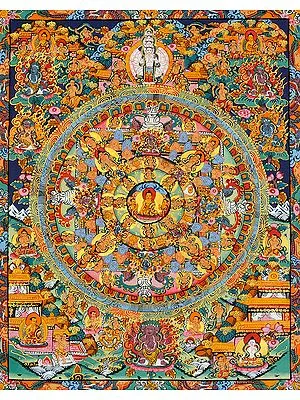 Shakyamuni Buddha Mandala -Tibetan Buddhist