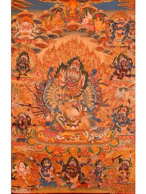 Vajrabhairava (Yamantaka) in Father-Mother Union