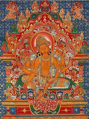 Vasudhara - Goddess of Good Luck and Knowledge