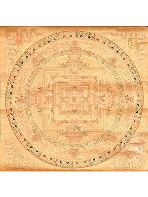 Kalachakra Mandala in Gold