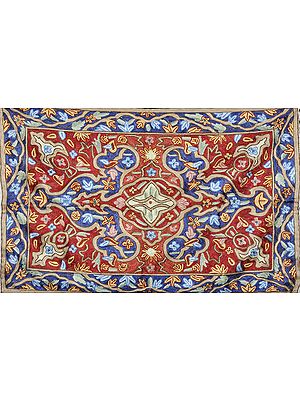 Floral Prayer Asana from Kashmir