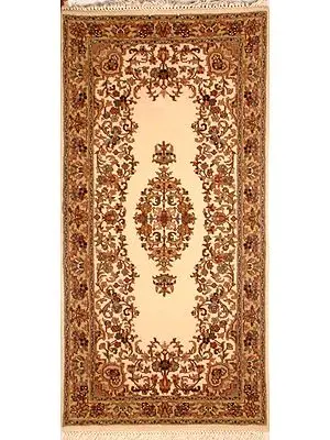 Ivory Kirman Carpet
