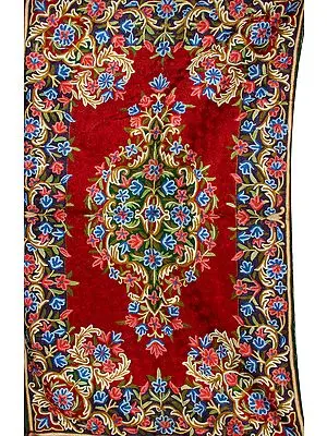 Finely Embroidered Asana Mat