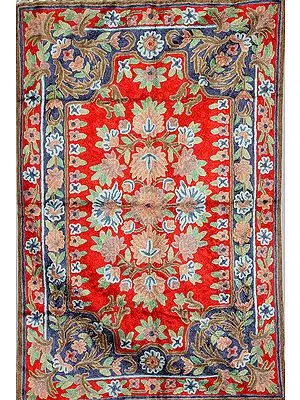 Prayer Seat with Floral Embroidery