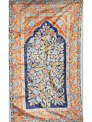 Tree of Life Yoga Asana with Architectural Arch