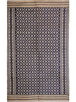 Kalamkari Durri with Thread Woven Ovals All-Over