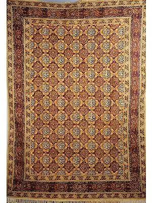 Kalamkari Durri with Vegetative Motifs
