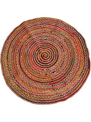 Multicolored Spiral Asana Mat