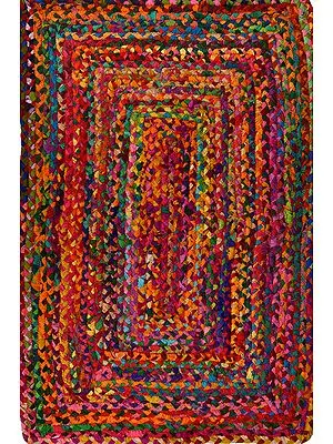 Multicolored Pure Cotton Carpet