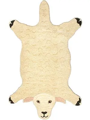 Sheep Yogic Asana Mat from Mirzapur
