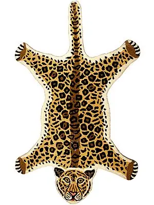 Cheetah Yogic Asana Mat from Mirzapur