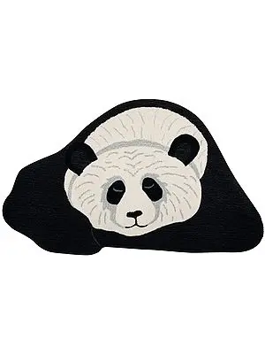 Resting Panda Yogic Asana Mat from Mirzapur