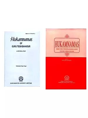 Hukamnamas of Guru Tegh Bahadur (Set of 2 Books)