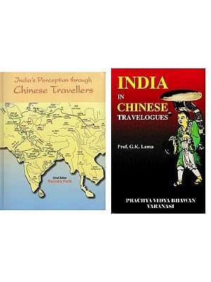 India as seen by Chinese Travellers (Set of 2 Books)