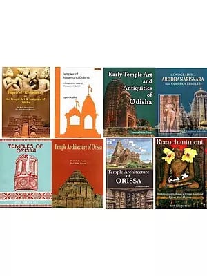 Set of 8 Books on Temples of Odisha