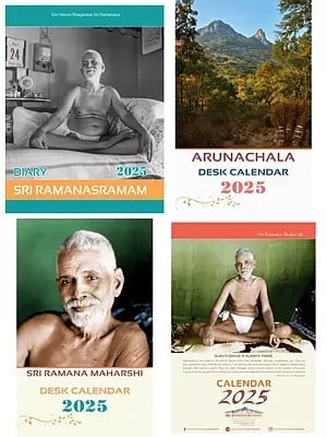 Set of 3 Calendars and 1 Diary from Sri Ramanasramam