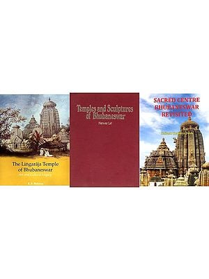 Set of 3 Books on Temples of Bhubaneshwar