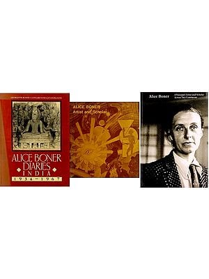 Alice Boner: Visionary Artist And Scholar (Set of 3 Books)