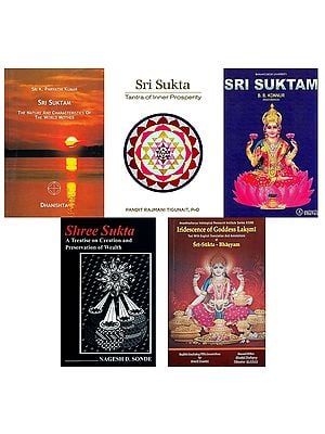 Shri Sukta The Vedic Hymn for Prosperity (Set of 5 Books)