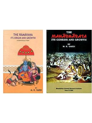 Origin and Growth of Ramayana and Mahabharata (Set of 2 Books)