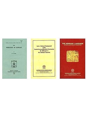 Linguistic Studies of Konkani (Set of 3 Books)