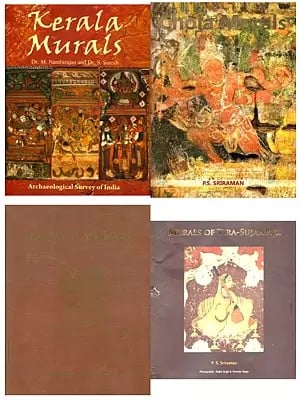 4 Books on Mural Paintings by The Archaeological Survey of India