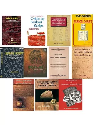 Books on Brahmi Script (Set of 12 Books)