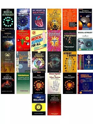 Books on Medical Astrology (Set of 34 Books)