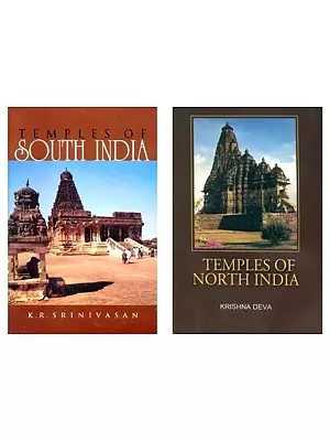 Temples of North and South India (Set of 2 Books)