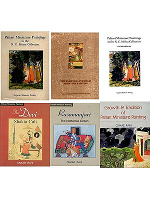 6 Books on Pahari Miniature Painting
