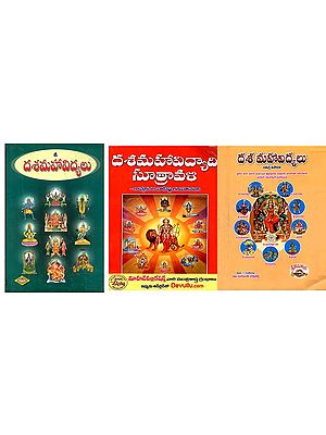 3 Books on Dasa Mahavidya (Ten Mahavidyas) in Telugu