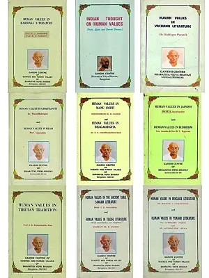 Human Values in Various Traditions (Set of 9 Books)