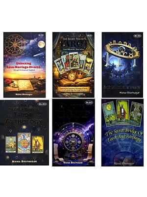 Comprehensive Guide to Predictive Astrology & Tarot Reading by Maina Bhatnagar (Set of 6 Books)