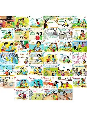 NCERT Barkha Series Level 1 to 4 Story Books for Children in Hindi (Set of 40 Books)