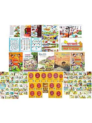 Jaadui Pitara: Learning-Teaching Material for the Foundational Stage (Set of 98 Books: 2 Spiral Bounding and 9 Posters with User Manual)