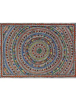 Elephants and Birds Mandala