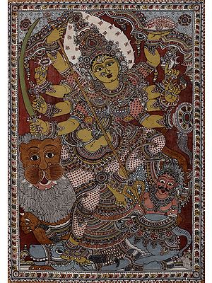 Eight-armed Mahishasuramardini Goddess Durga